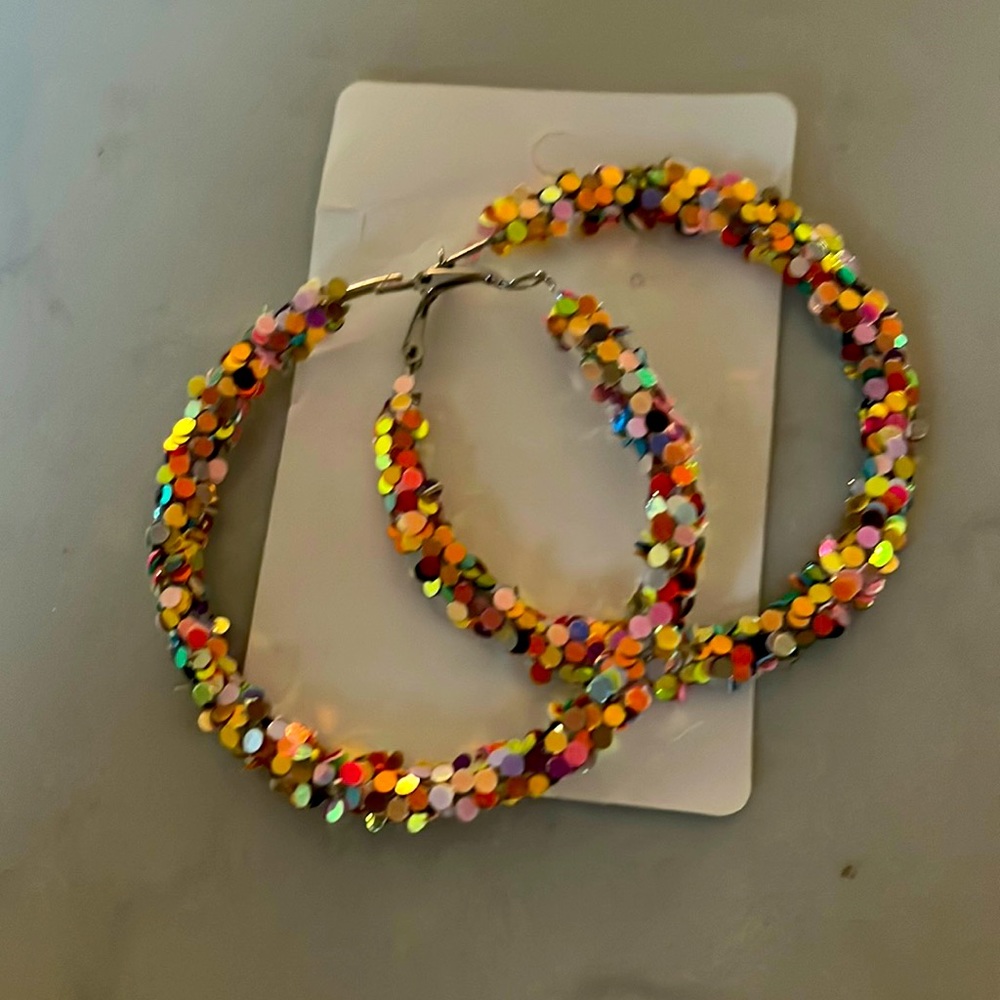 Fun sparkle earrings